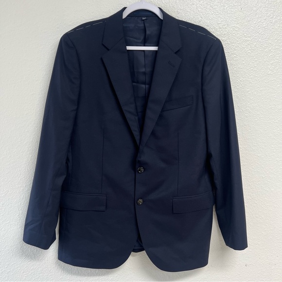 J. Crew Ludlow Slim-fit suit jacket in Italian wool in Navy Blue Size 42R - Picture 8 of 16